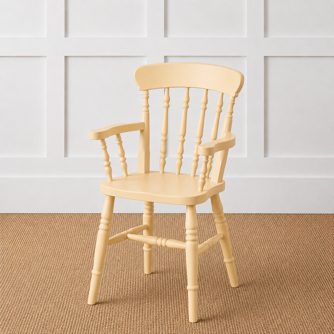 Painted or Stained Spindle Back Dining Armchair