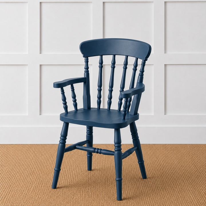Painted or Stained Spindle Back Dining Armchair