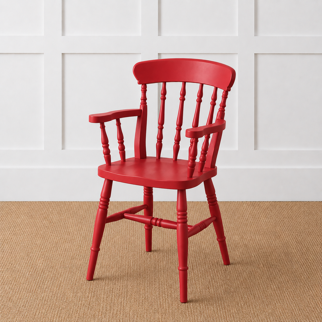 Painted or Stained Spindle Back Dining Armchair