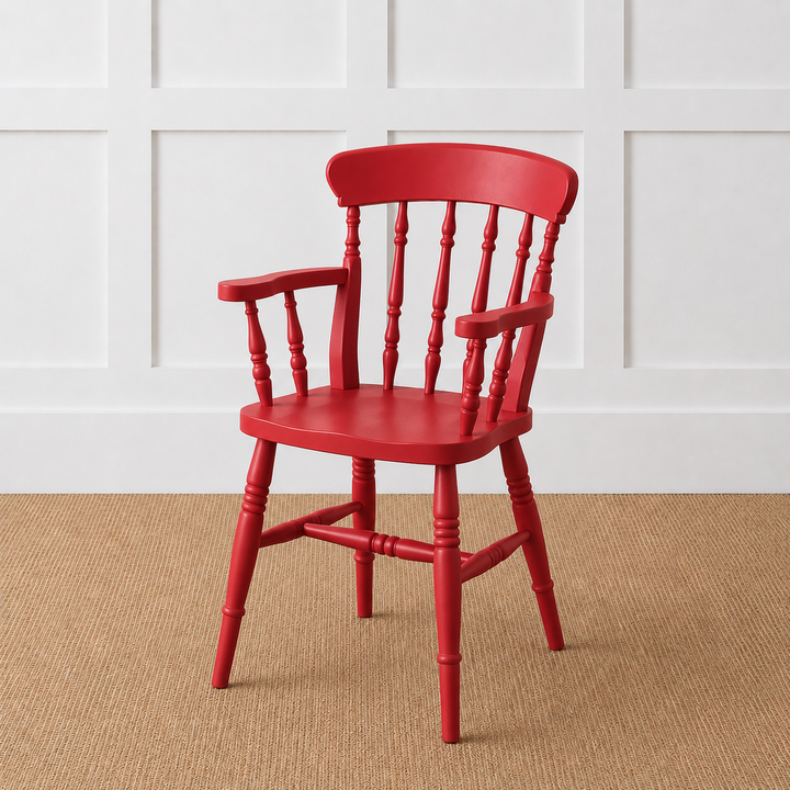 Painted or Stained Spindle Back Dining Armchair