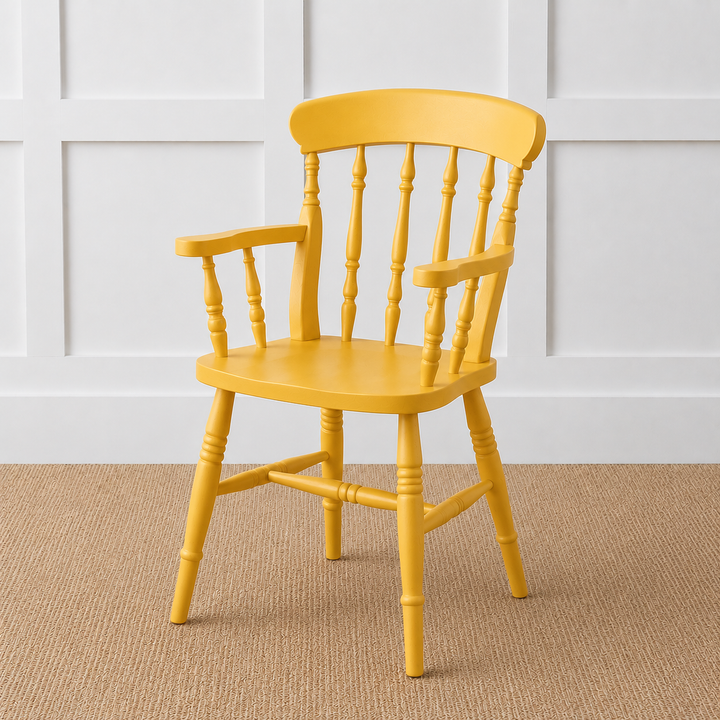 Painted or Stained Spindle Back Dining Armchair