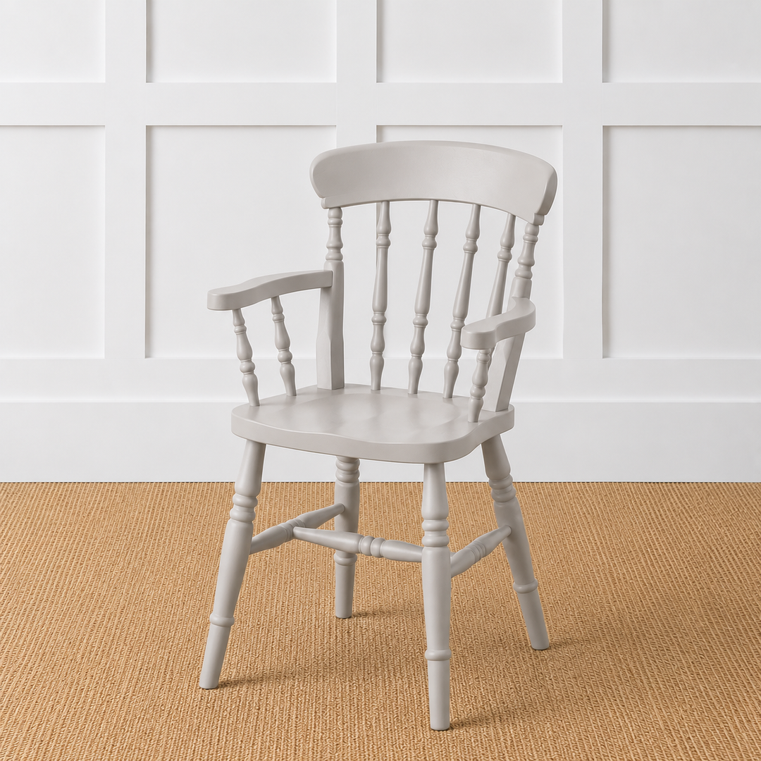 Painted or Stained Spindle Back Dining Armchair