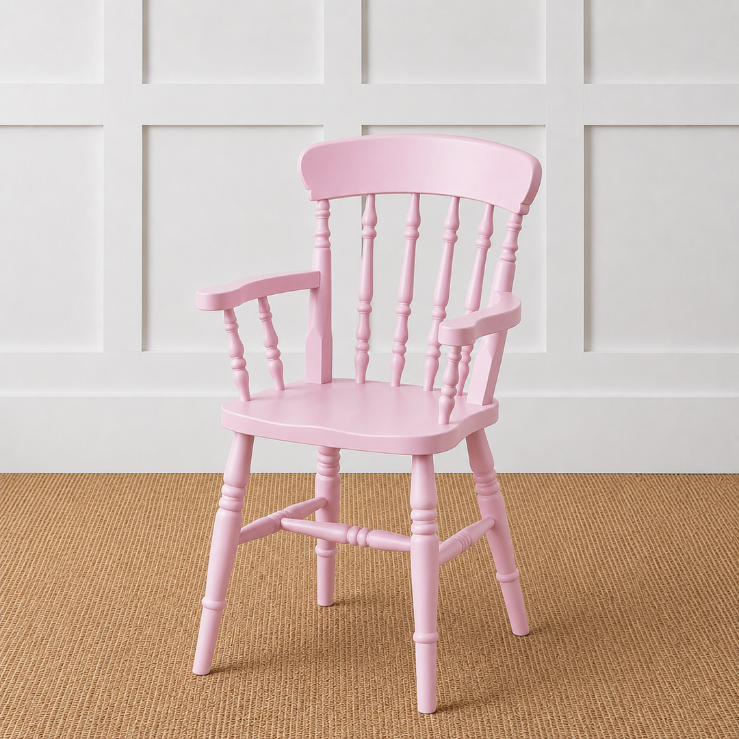 Painted or Stained Spindle Back Dining Armchair
