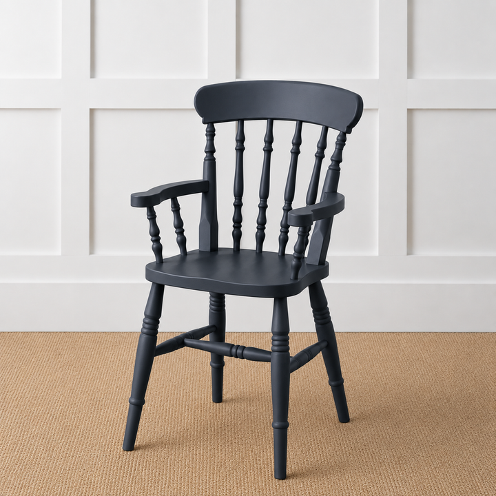 Painted or Stained Spindle Back Dining Armchair