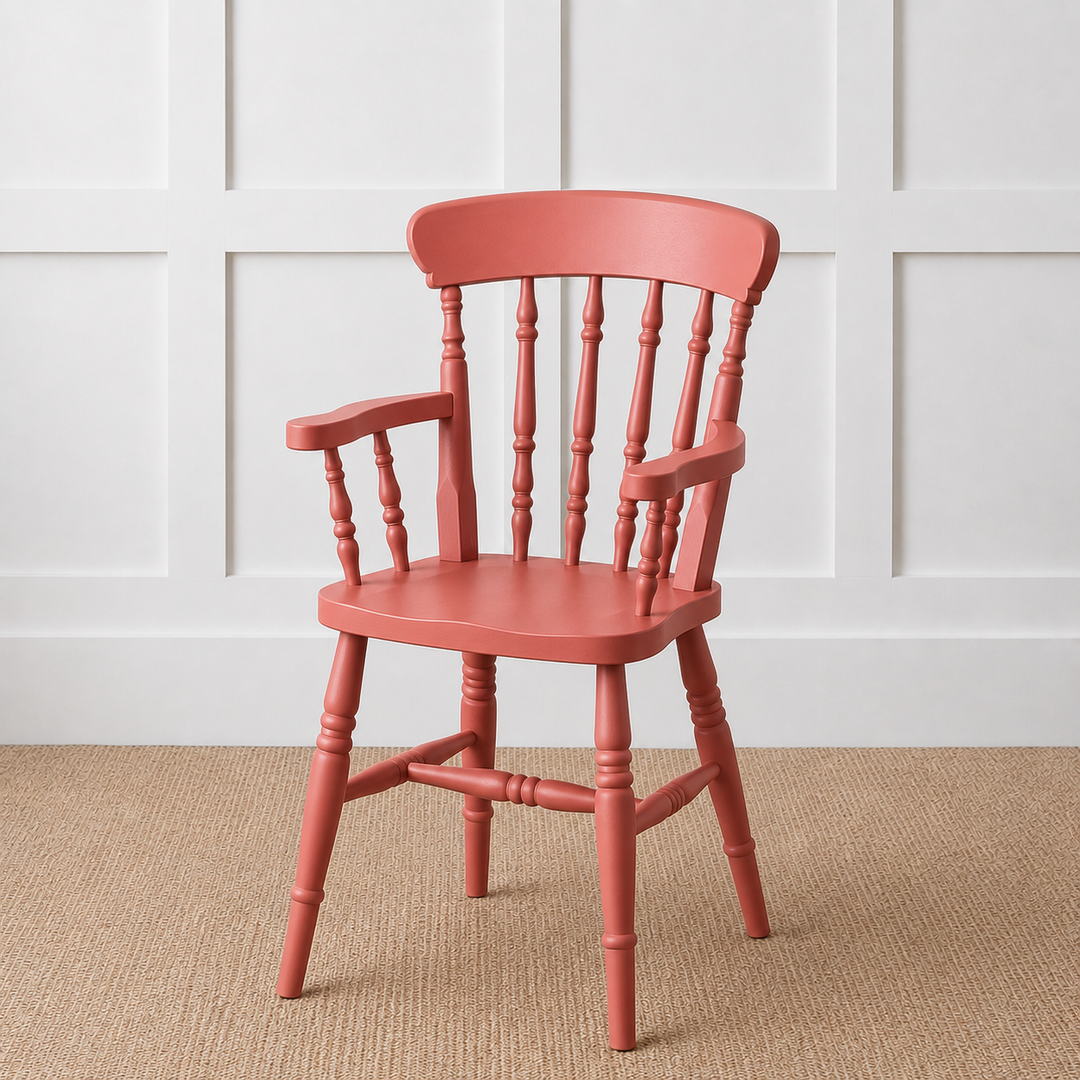 Painted or Stained Spindle Back Dining Armchair