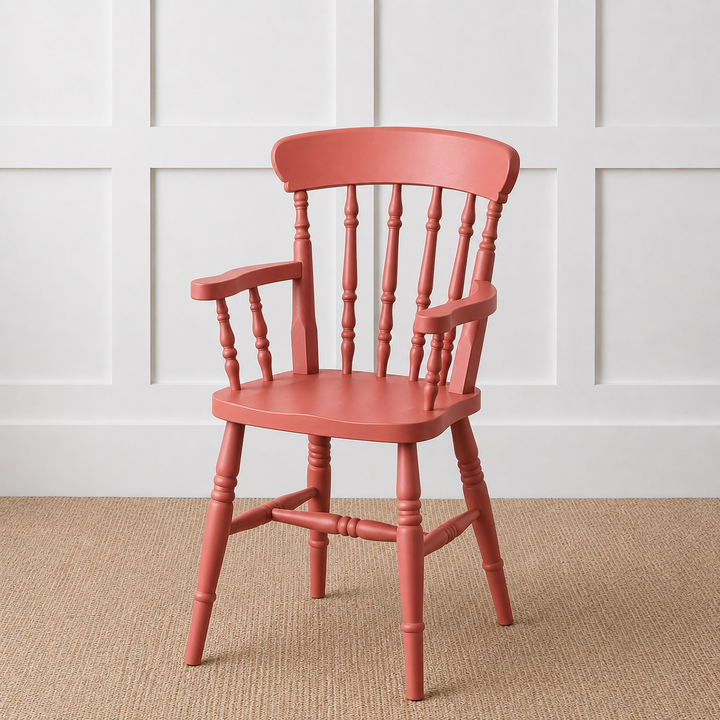 Painted or Stained Spindle Back Dining Armchair