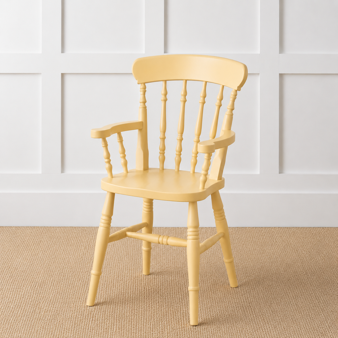 Painted or Stained Spindle Back Dining Armchair