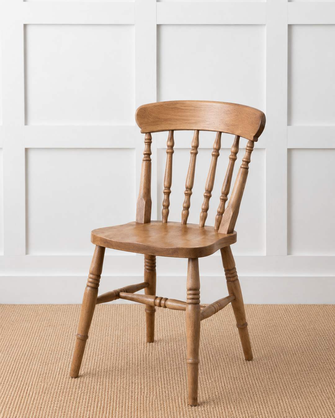 Painted or Stained Spindle Back Dining Chair