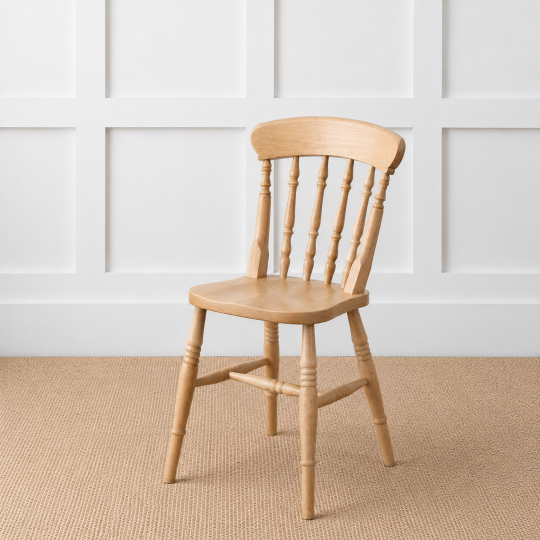 Painted or Stained Spindle Back Dining Chair