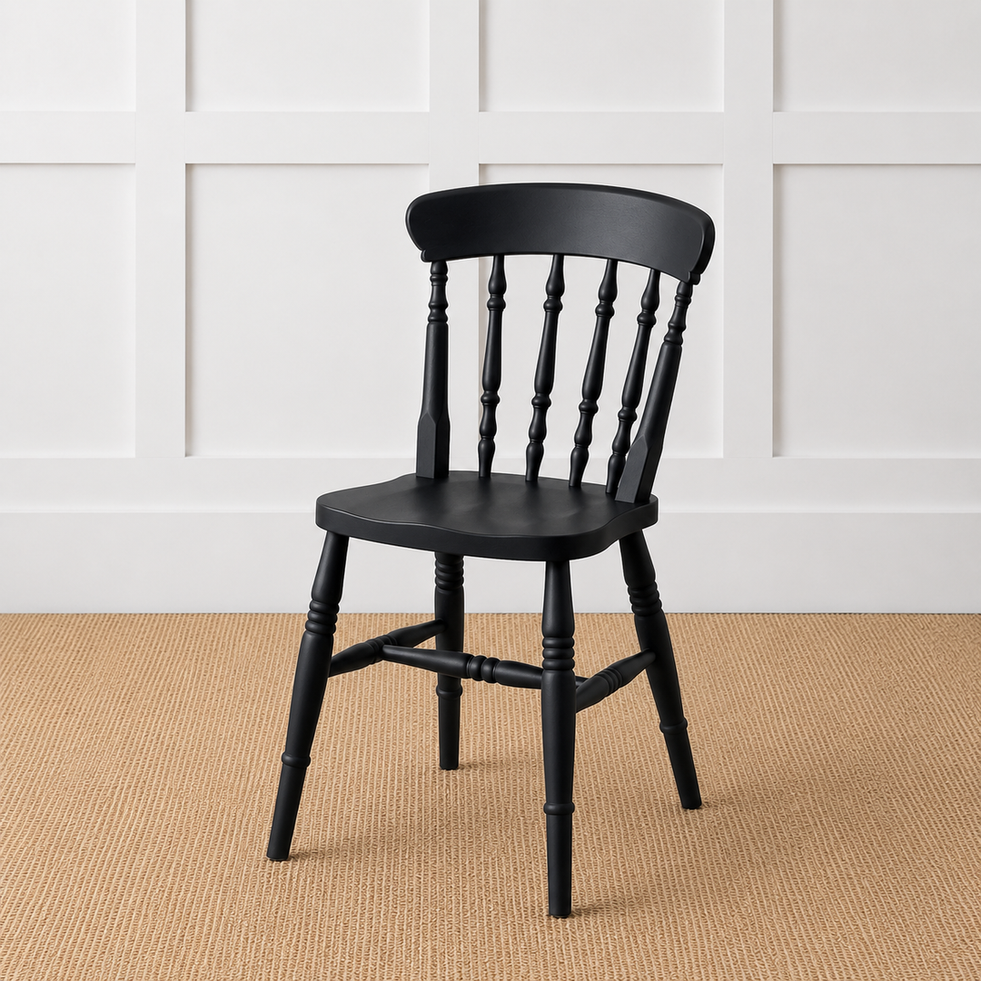 Painted or Stained Spindle Back Dining Chair